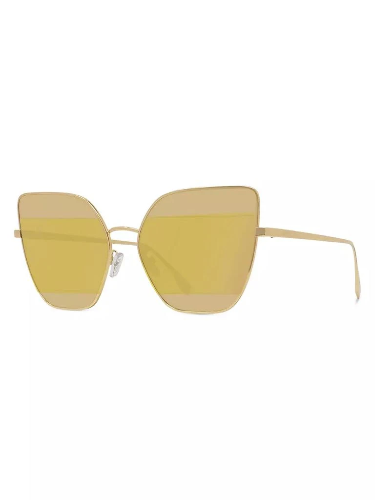 商品Fendi|61MM Cat Eye Metal Sunglasses,价格¥3562,第2张图片详细描述