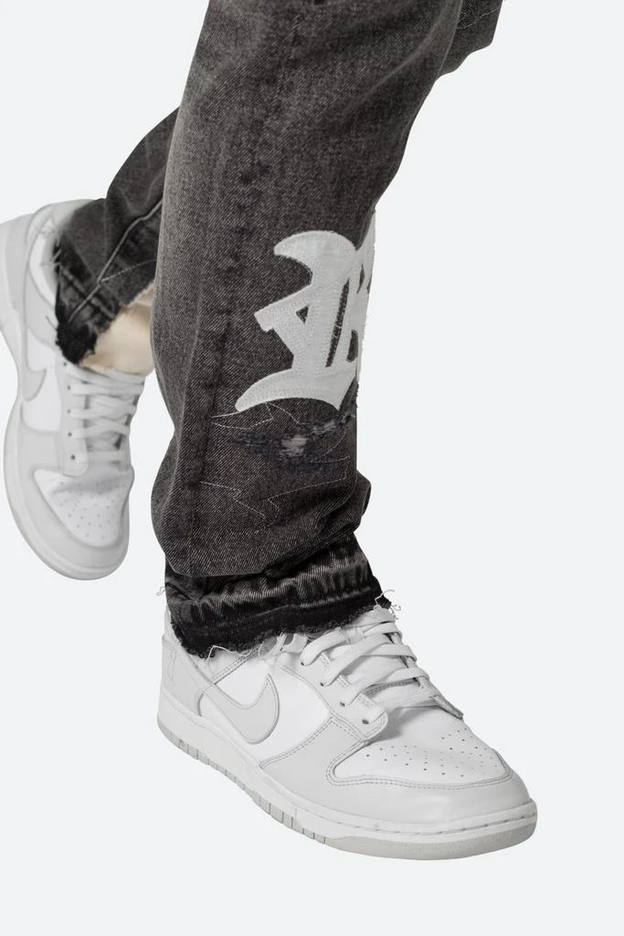 D198 War Straight Denim - Black/White 商品