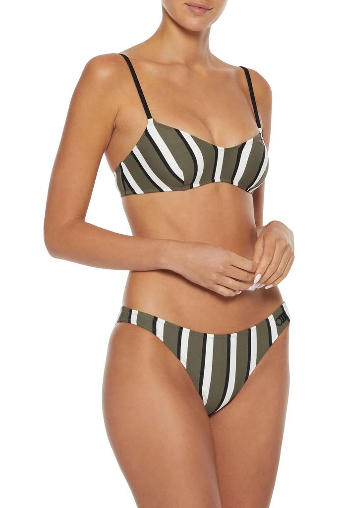 商品Solid & Striped|The Rachel striped low-rise bikini briefs,价格¥105,第4张图片详细描述