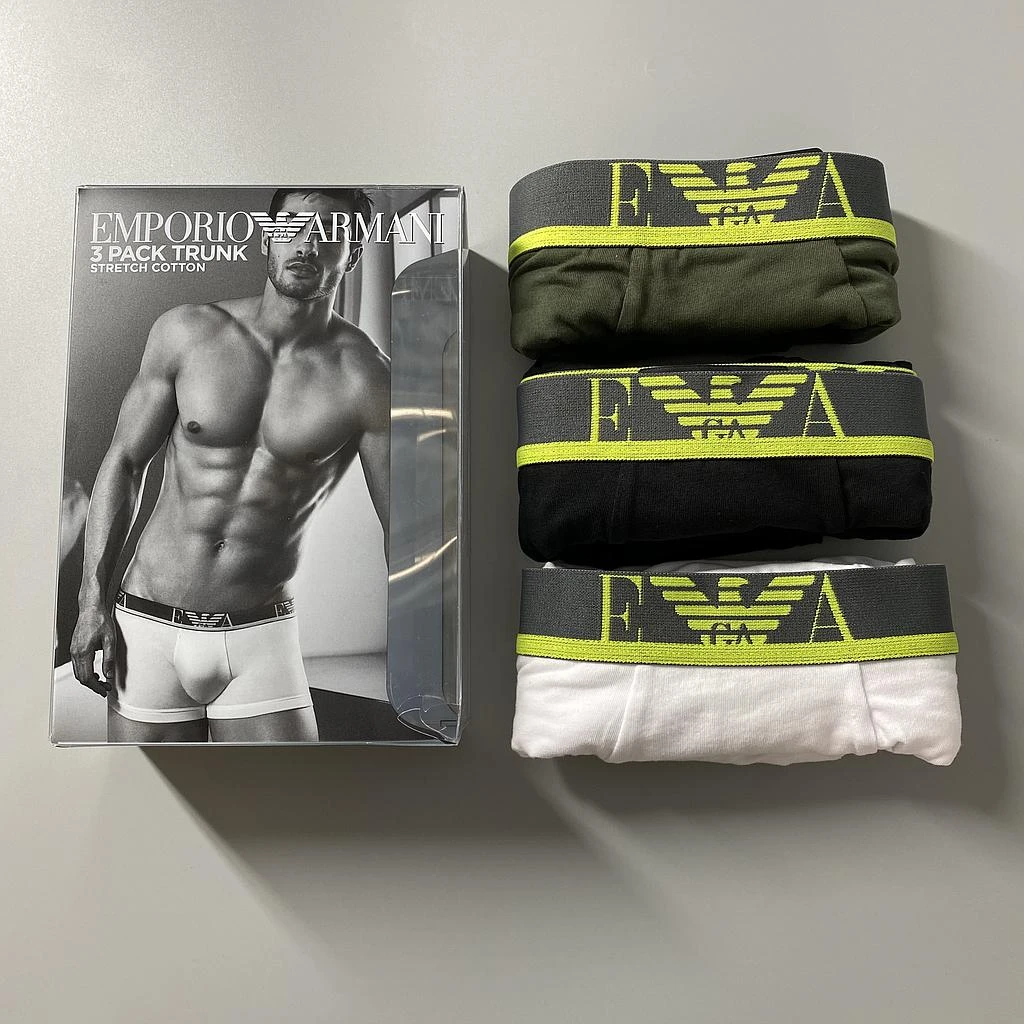 商品Emporio Armani|EMPORIO ARMANI 拼色男士内裤 1P715-111357-10281,价格¥263,第1张图片