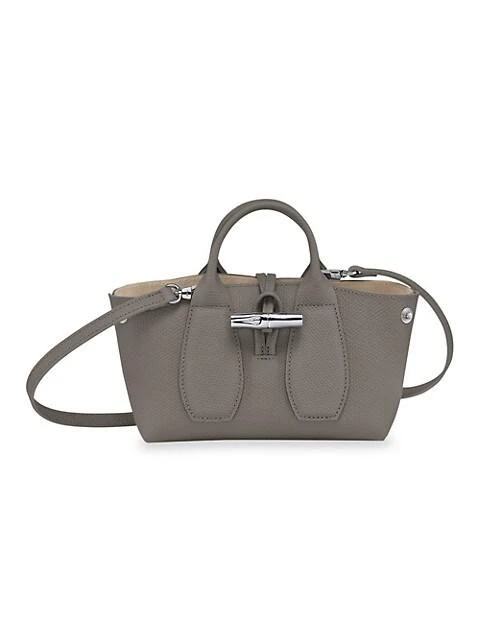 商品Longchamp|XS Roseau Leather Top Handle Bag,价格¥1434,第3张图片详细描述