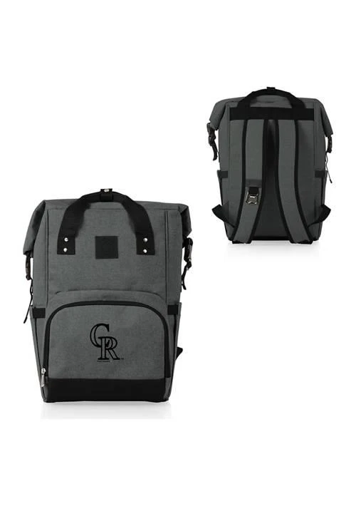 商品Heritage|Mlb Colorado Rockies On The Go Roll Top Cooler Backpack,价格¥674,第2张图片详细描述