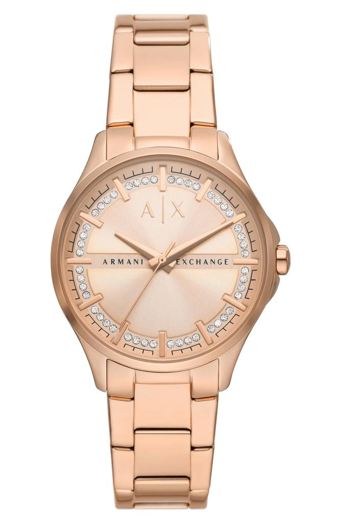 商品Armani Exchange|Lady Hampton 3-Hand Quartz Bracelet Watch, 36mm,价格¥705,第1张图片