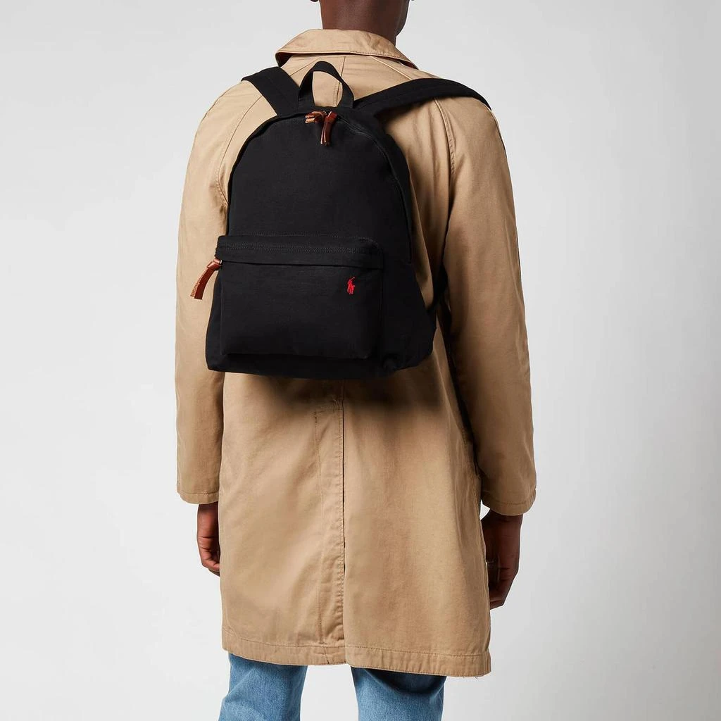 商品Ralph Lauren|Polo Ralph Lauren Men's Large Backpack - Polo Black,价格¥995,第2张图片详细描述