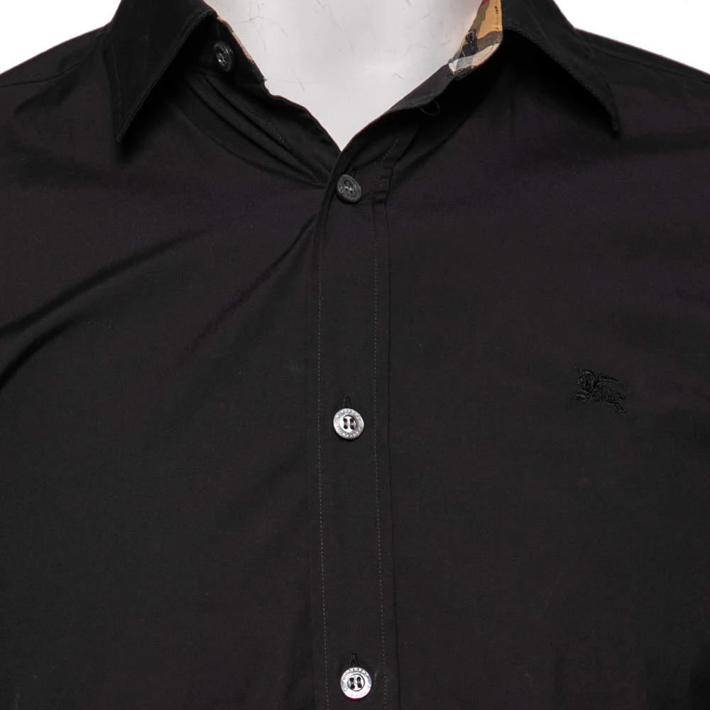 商品[二手商品] Burberry|Burberry Black Cotton Button Front Shirt XS,价格¥944,第4张图片详细描述