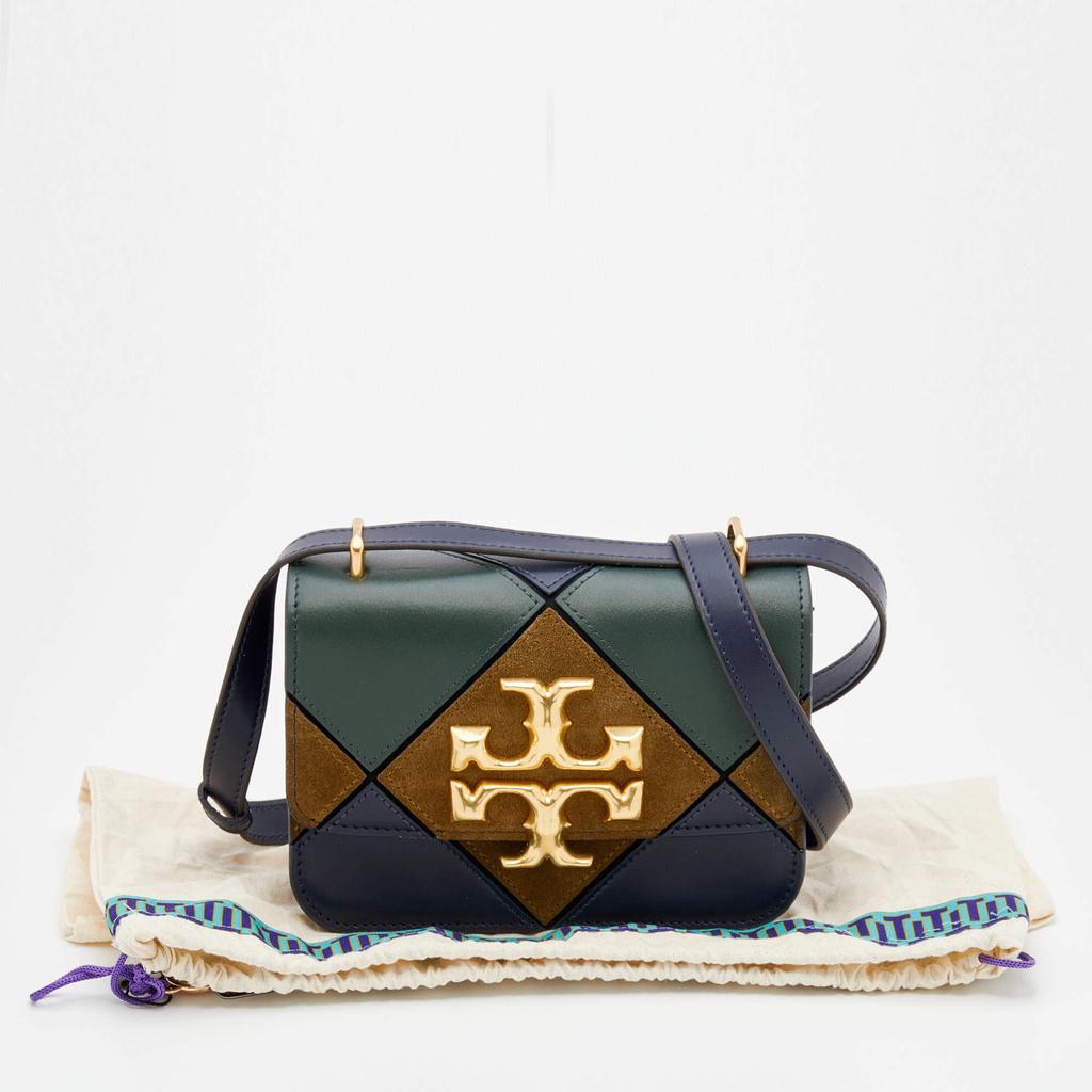 Tory Burch Multicolor Leather and Suede Diamond Eleanor Shoulder Bag商品第9张图片规格展示