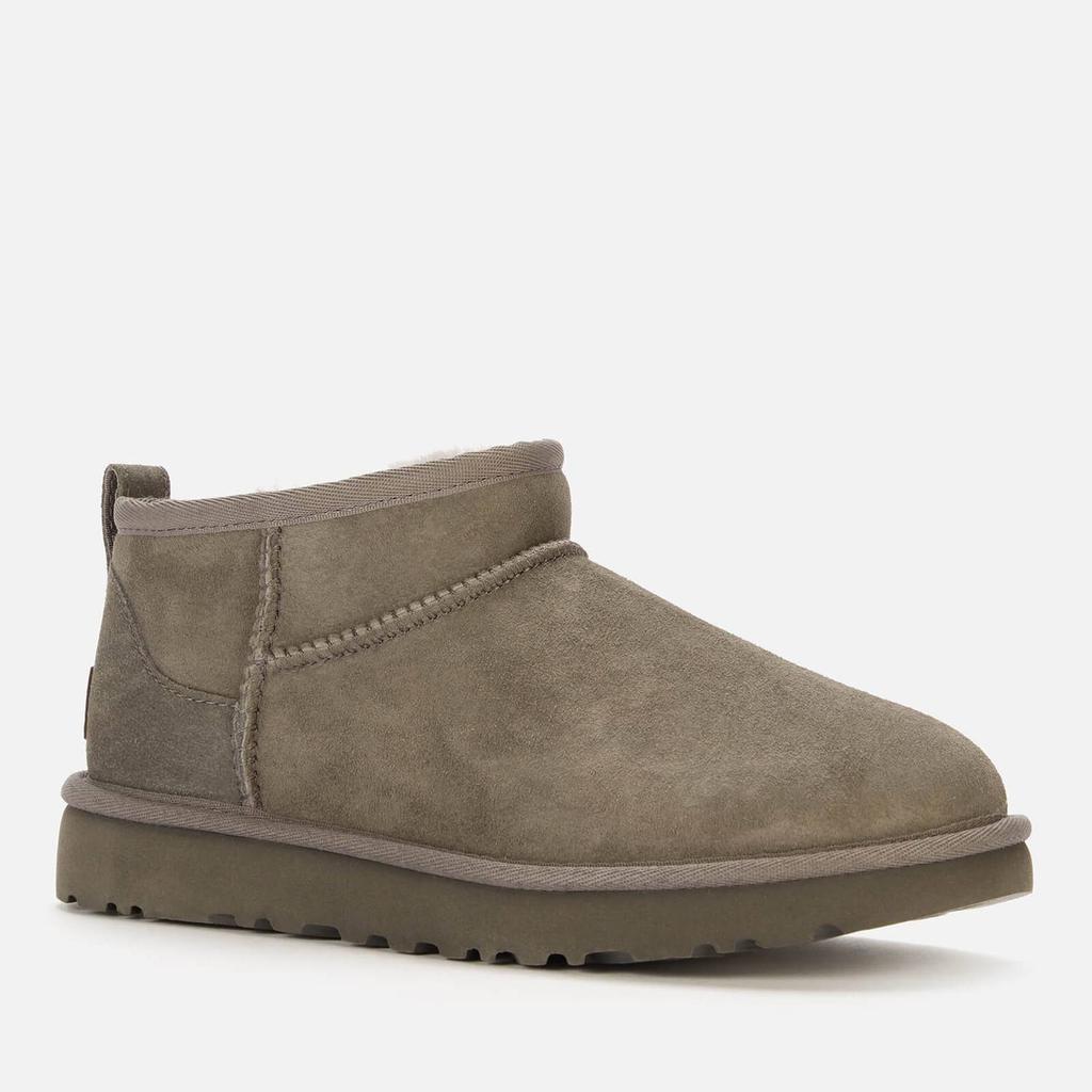 商品UGG|UGG Women's Ultra Mini Sheepskin Boots - Grey,价格¥1101,第4张图片详细描述