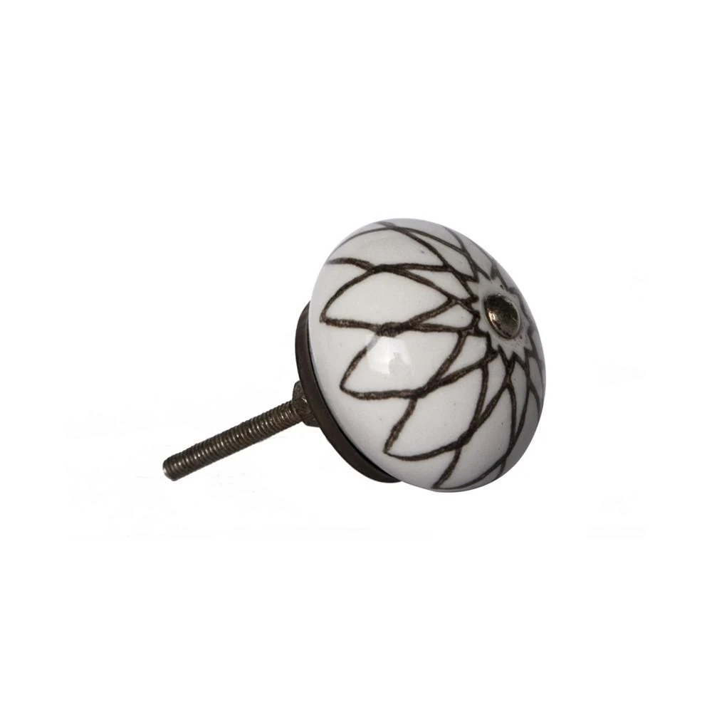 商品KNOB-IT|Handpainted Ceramic Knob Set of 12,价格¥469,第3张图片详细描述