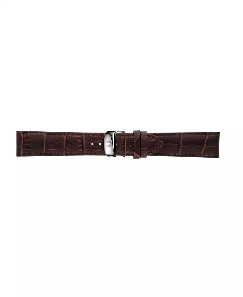 Men's Swiss Tradition Brown Leather Strap Watch 42mm 商品