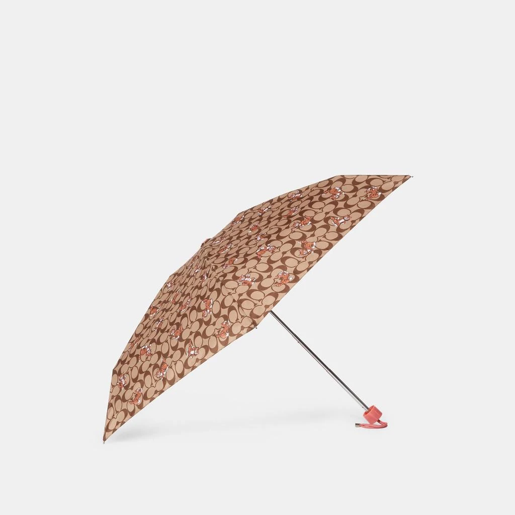 商品Coach|Coach Outlet Uv Protection Mini Umbrella In Signature Dancing Kitten Print,价格¥178,第1张图片