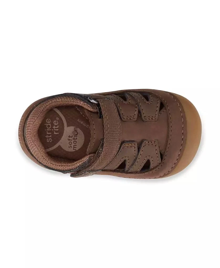 商品Stride Rite|Toddler Boys Soft Motion Adam Leather Sandals,价格¥380,第4张图片详细描述