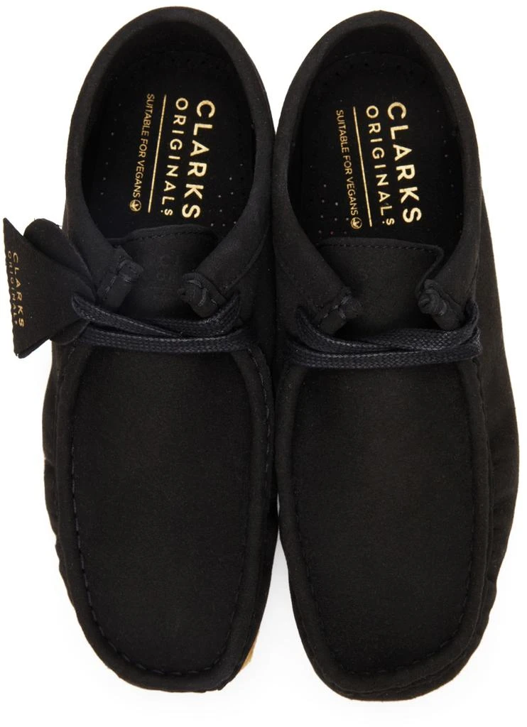 商品Clarks|Black Vegan Wallabee Derbys,价格¥663,第5张图片详细描述
