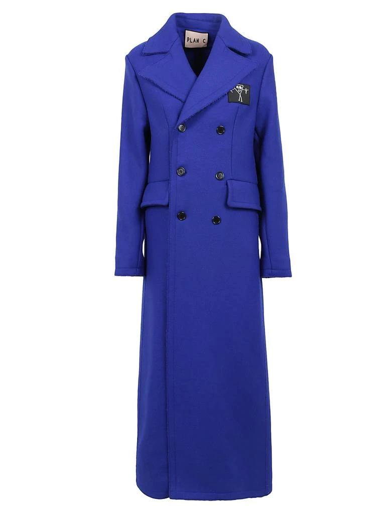 商品PLAN-C|Plan C Women&#39;s  Blue Other Materials Coat,价格¥9137,第1张图片