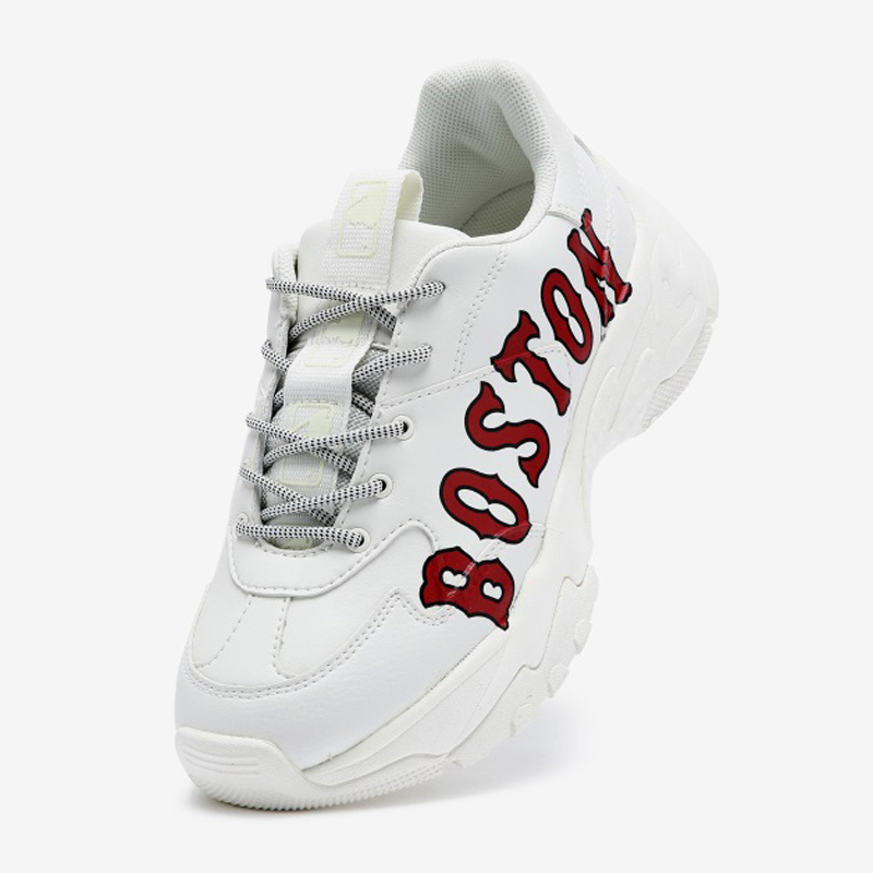 【SAvenue】(保税仓直发)MLB BOSTON厚底增高休闲老爹鞋 男女同款(提示：保税仓货品一人不可超过5单) 白色 32SHC2-111-B-43I LY商品第2张图片规格展示