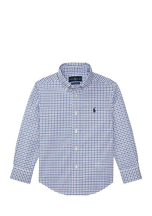 商品Ralph Lauren|Lauren Childrenswear Toddler Boys Cotton Poplin Sport Shirt,价格¥412,第1张图片