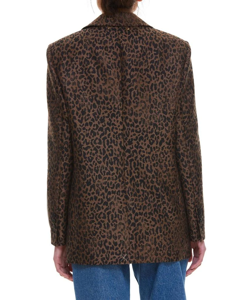 商品Golden Goose|Golden Goose Deluxe Brand Leopard Printed Single-Breasted Jacket,价格¥4686,第2张图片详细描述