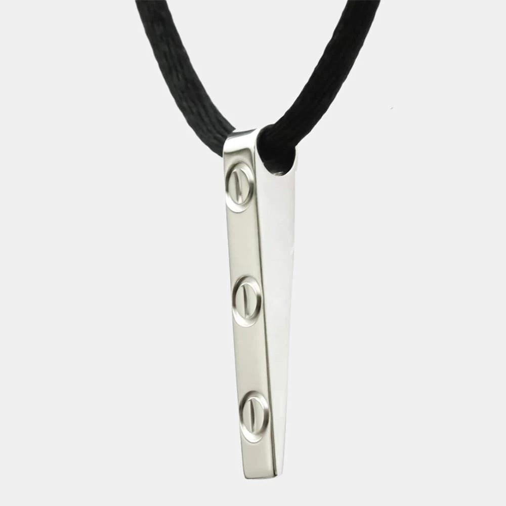 商品[二手商品] Cartier|Cartier Love Bar 18K White Gold Necklace,价格¥7331,第3张图片详细描述
