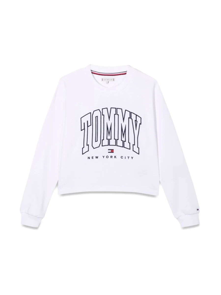 商品【商品预售7天】 Tommy Hilfiger|Tommy Hilfiger 男童卫衣 KG0KG06522TYBR 白色,价格¥480,第1张图片