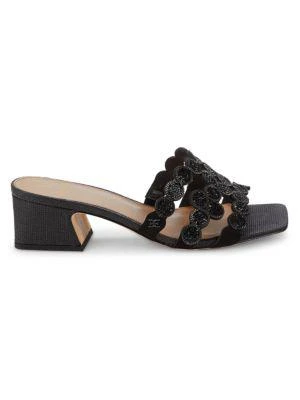 商品Sam Edelman|Winter Embellished Strap Sandals,价格¥487,第1张图片