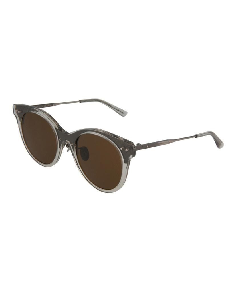 商品Bottega Veneta|Round-Frame Acetate Sunglasses,价格¥815,第4张图片详细描述