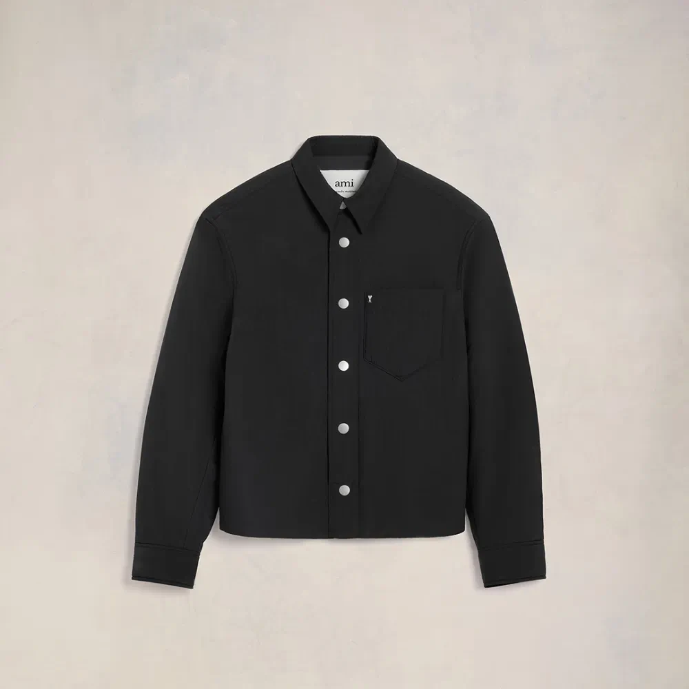【预售】 AMI PARIS 25春夏 男士 长袖衬衫 Surchemise Ami de Coeur Ouatinée HJK237.PA0009001  商品