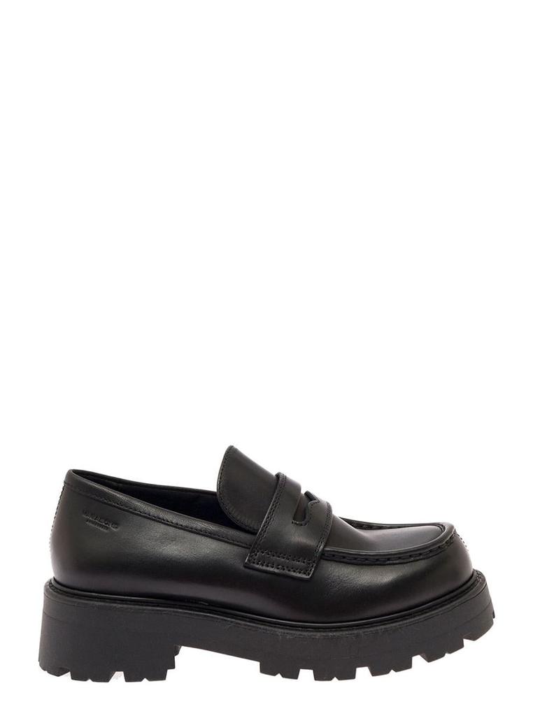 'Cosmo 2.0' Chunky Leather Loafer with Platform Black Woman Vagabond商品第1张图片规格展示