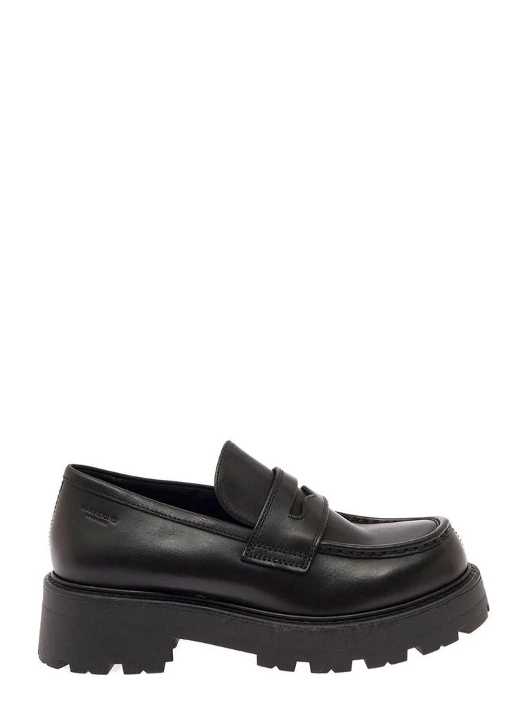 商品Vagabond|'Cosmo 2.0' Chunky Leather Loafer with Platform Black Woman Vagabond,价格¥919,第1张图片