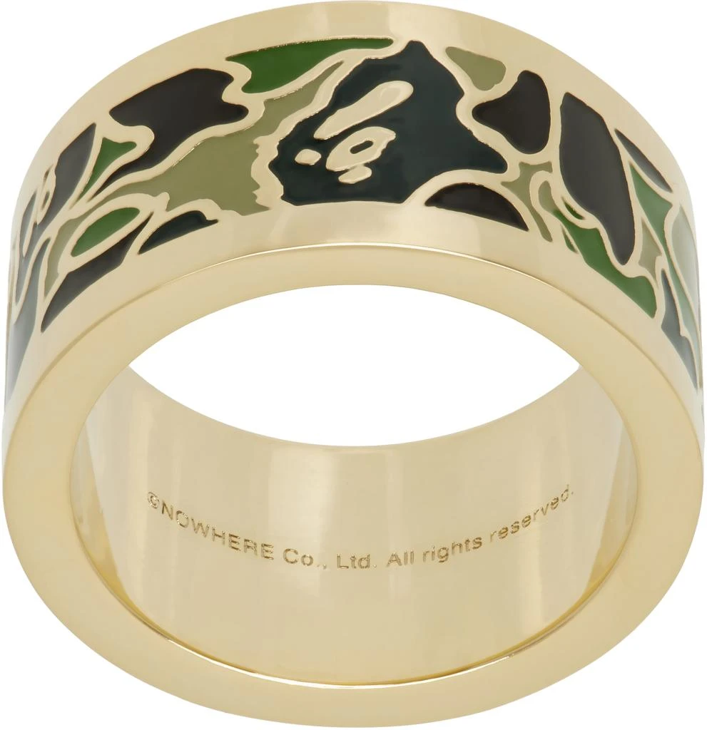 商品Bape|Gold & Khaki ABC Camo Ring,价格¥1224,第1张图片
