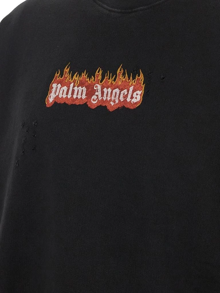 商品Palm Angels|Flaming Logo Crewneck,价格¥1977,第3张图片详细描述