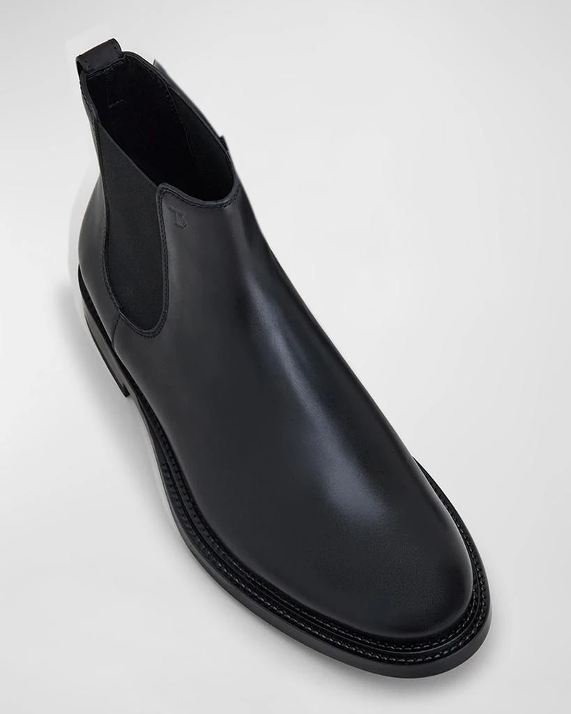 商品Tod's|Men's Stivaletto Leather Chelsea Boots,价格¥6447,第3张图片详细描述