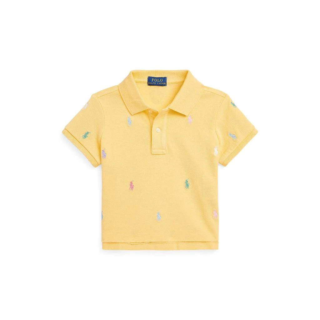 商品Ralph Lauren|Polo Pony Piqué Polo Shirt (Little Kids),价格¥235,第1张图片