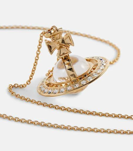 商品Vivienne Westwood|Crystal-embellished pendant necklace,价格¥2303,第4张图片详细描述