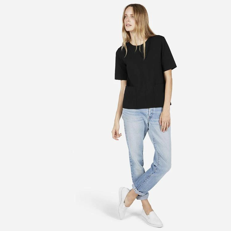 商品Everlane|The Ponte Short-Sleeve Tee,价格¥177,第2张图片详细描述