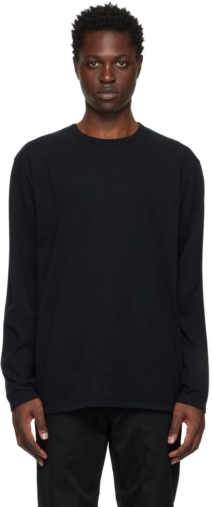 商品Nanamica|Black Crewneck Long Sleeve T-Shirt,价格¥507,第1张图片