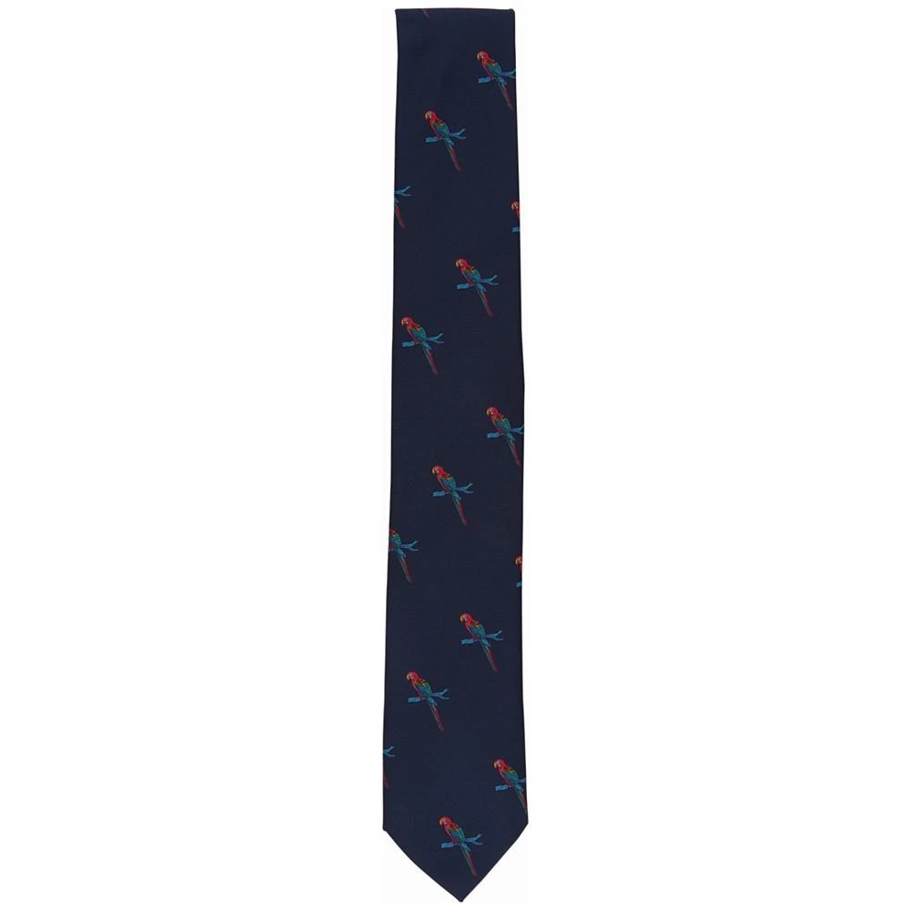 商品Bar III|Men's Parrot Skinny Tie, Created for Macy's,价格¥165,第2张图片详细描述