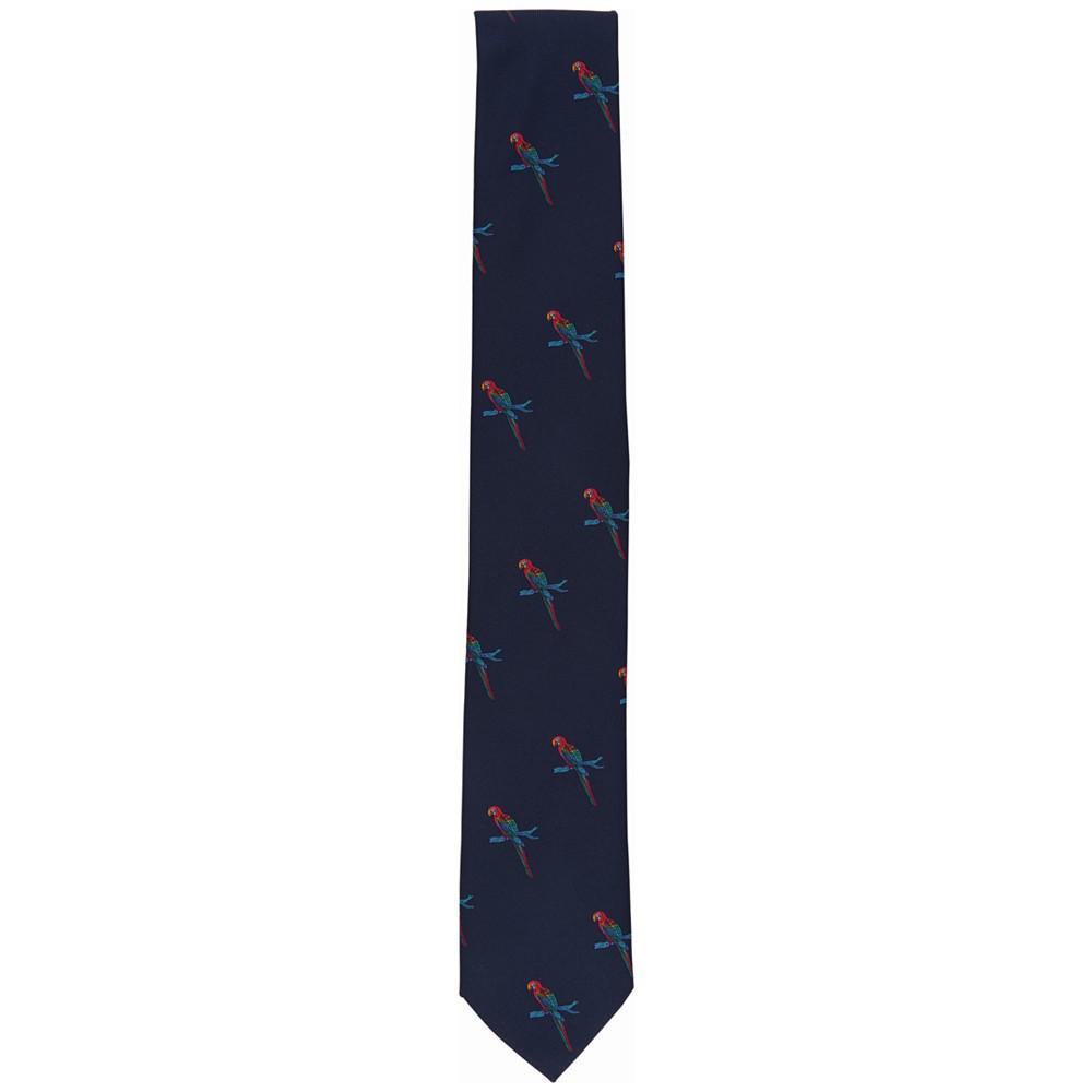 商品Bar III|Men's Parrot Skinny Tie, Created for Macy's,价格¥163,第4张图片详细描述