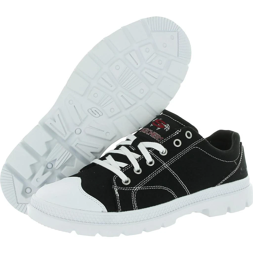 商品SKECHERS|Skechers Mens Roadout-Alero Canvas Relaxed Fit Sneakers,价格¥192,第3张图片详细描述