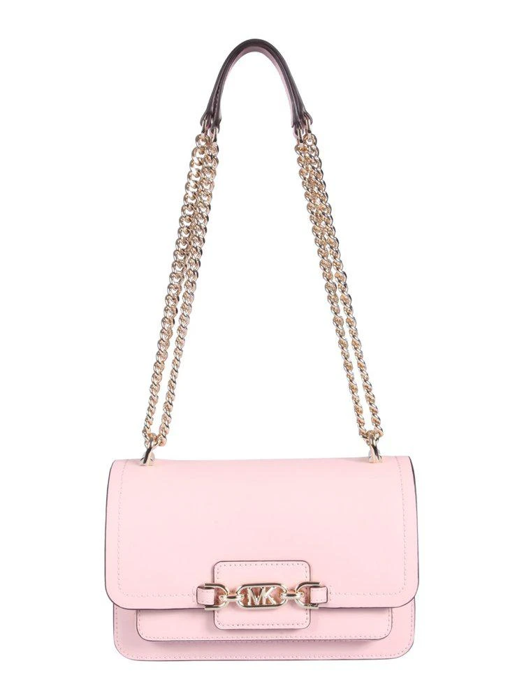 商品Michael Kors|Michael Michael Kors Heather Logo Plaque Shoulder Bag,价格¥2135,第1张图片