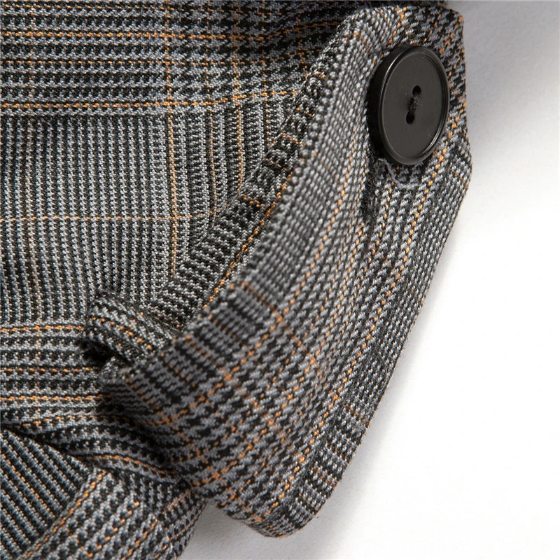 SANDRO 女士格纹聚酯纤维风衣 R130071P-HOUNDSTOOTH 商品