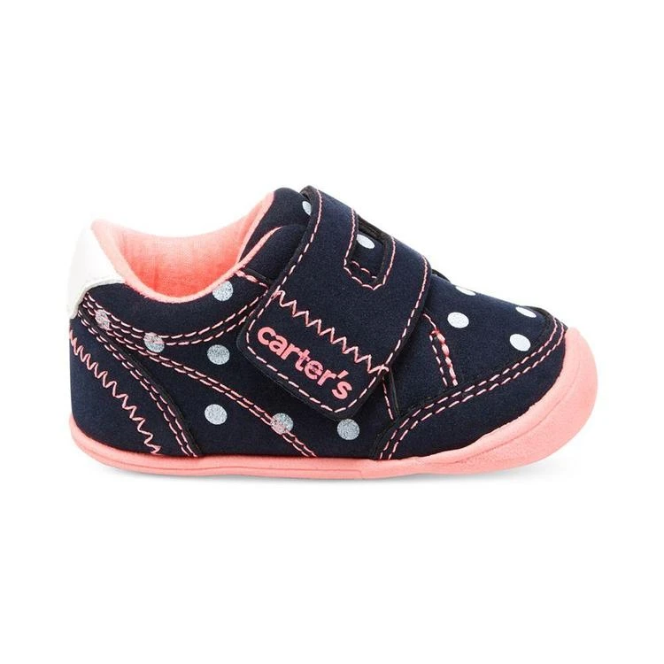 商品Carter's|Every Step Stage 1 Crawling Taylor Sneakers, Baby Girls (0-4),价格¥329,第3张图片详细描述