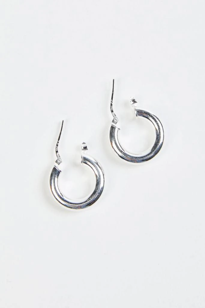 商品Vermeer Studio|Small Everyday Hoops in Silver,价格¥595,第1张图片