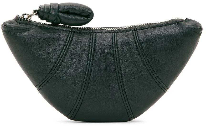 商品Lemaire|croissant coin purse dark slate green,价格¥2358,第1张图片