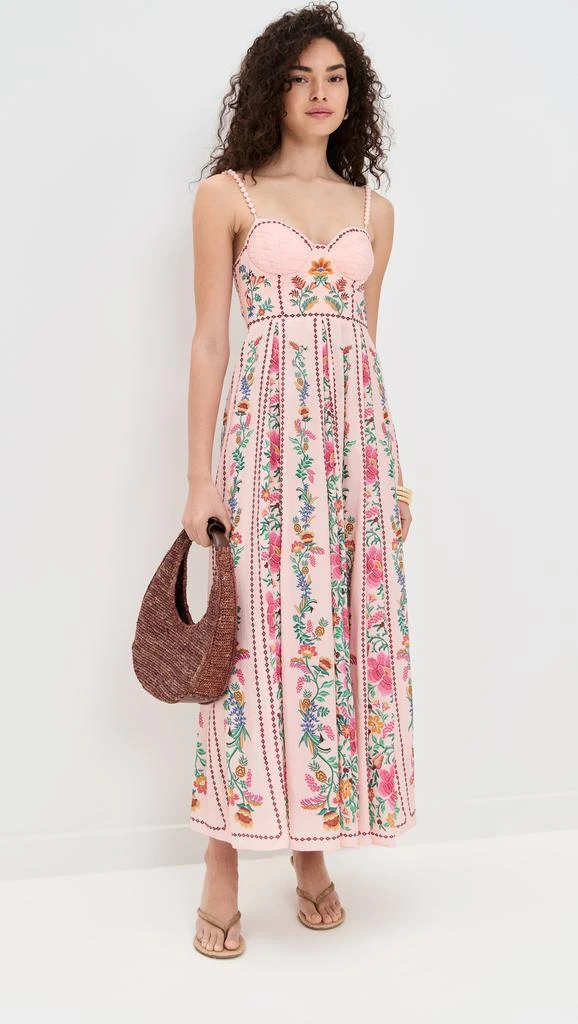 Delicate Forest Pink Maxi Dress 商品