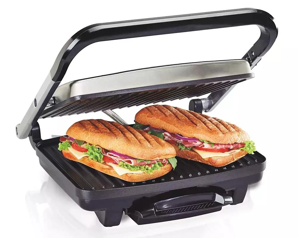 商品Hamilton Beach|Panini Press & Indoor Grill - 25410,价格¥420,第4张图片详细描述