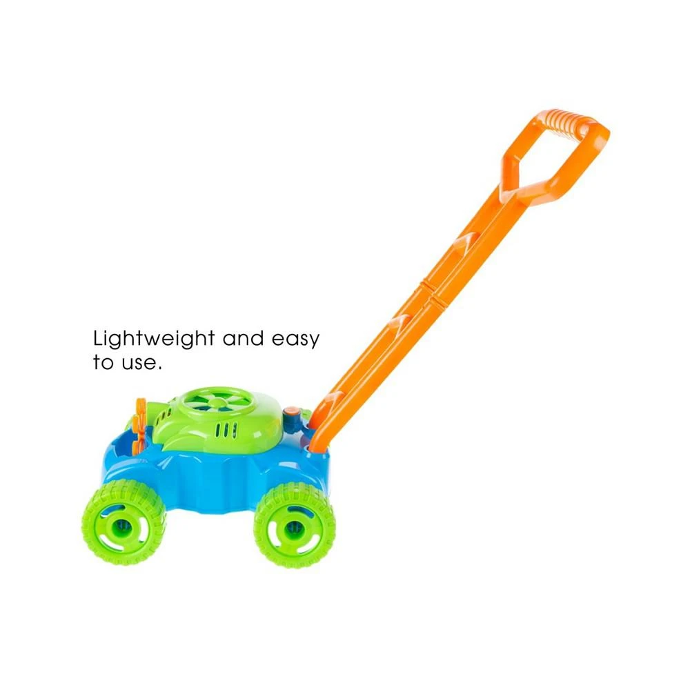 商品Trademark Global|Hey Play Bubble Lawn Mower - Toy Push Lawn Mower Bubble Blower Machine, Walk Behind Outdoor Activity For Toddlers, Boys And Girls,价格¥256,第5张图片详细描述