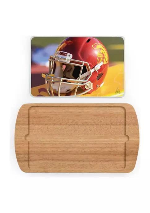 商品Heritage|Ncaa Usc Trojans Billboard Glass Top Serving Tray,价格¥671,第2张图片详细描述