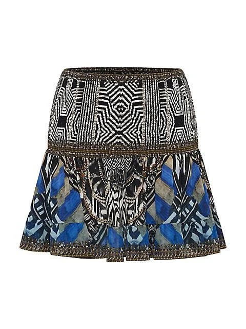 商品Camilla|Silk Miniskirt,价格¥1334,第1张图片
