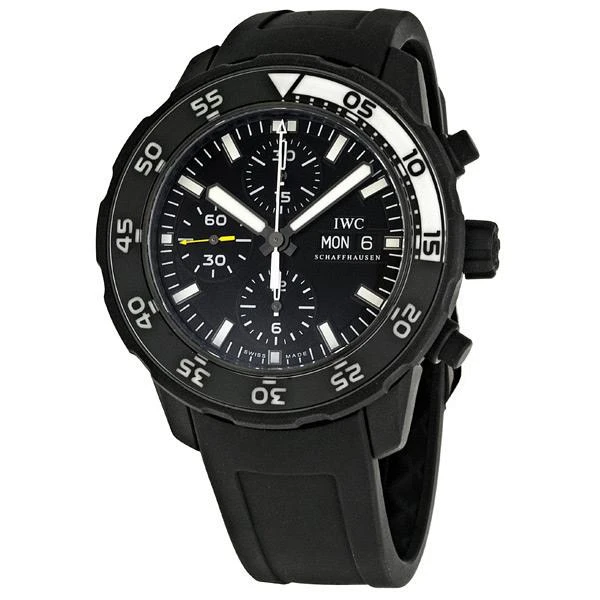 商品[二手商品] IWC Schaffhausen|Pre-owned IWC Aquatimer Chronograph Edition Galapagos Islands Chronograph Black Dial Men's Watch IW376705,价格¥36453,第1张图片