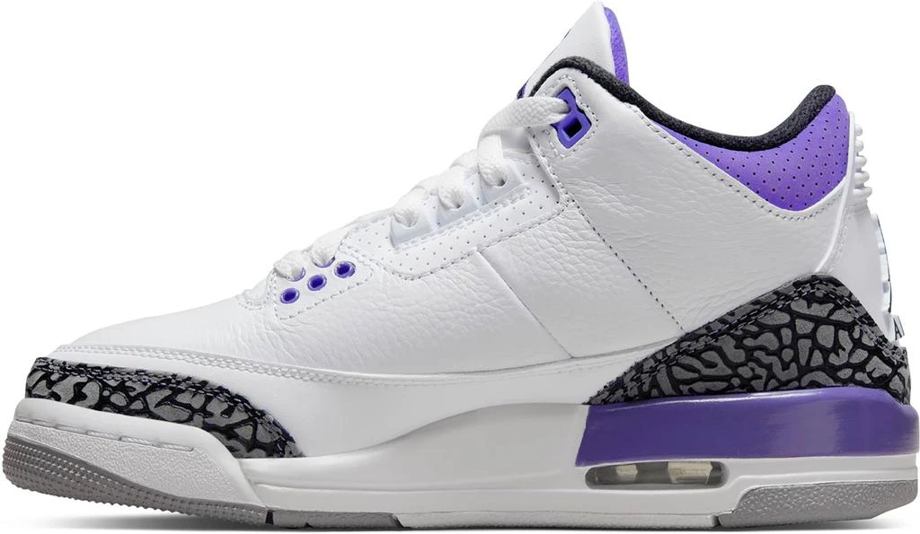 商品Jordan|Jordan Kids' Grade School Jordan 3 Retro Basketball Shoes,价格¥1241,第3张图片详细描述