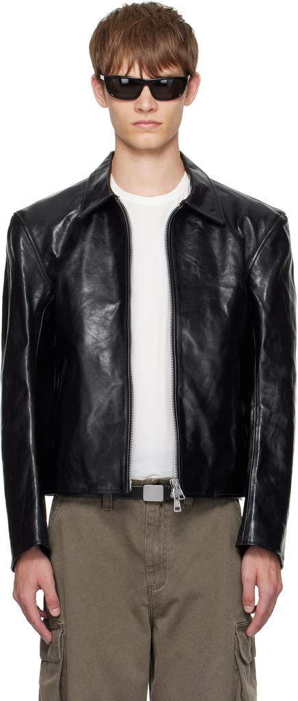 ジャケット・アウター ourlegacy mini jacket leather 34 Shop Black Mini Leather Jacket on Sale at BeyondStyle – Get Lowest